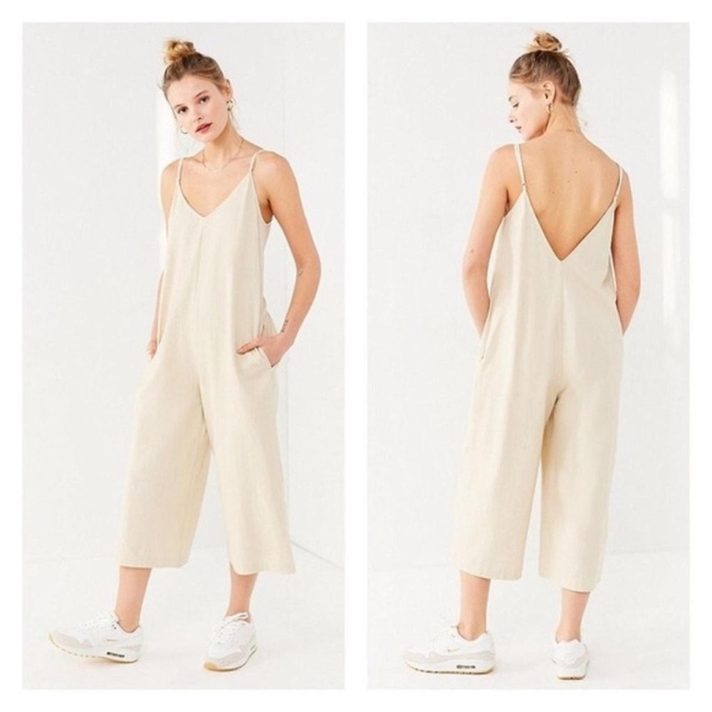 NWT Urban Outfitters Women's Linen Blend Jumpsuit